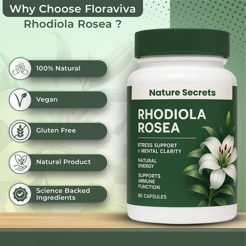 NatureSecrets Rhodiola Rosea Capsules
