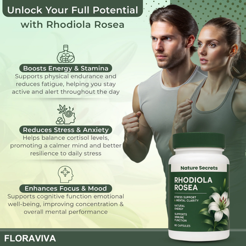 NatureSecrets Rhodiola Rosea Capsules